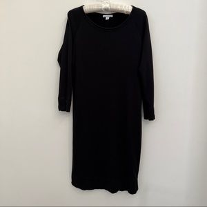 James Perse black knit dress, sz 2 (Sm/Med), NWOT.